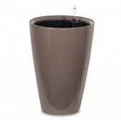 Купить Кашпо Lechuza Rondo Complete taupe high gloss 40x75 см по низкой цене