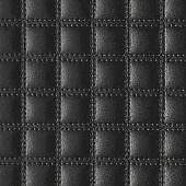 Купить Стеновая панель Sibu Leather Line Quadro Nero самоклеящаяся 2612х1000 мм по низкой цене