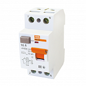 Купить Устройство защитного отключения TDM electric ВД1-63 16 А 10 мА 2П (1P+N) по низкой цене