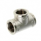 Купить Тройник Valtec латунный вн.резьба 1/2" по низкой цене
