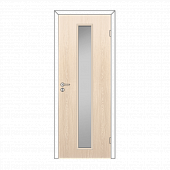 Купить Дверное полотно Olovi L2, cтекло, беленый дуб, 700x35х2000 мм, с/ф по низкой цене