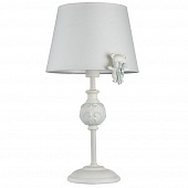 Купить Лампа Maytoni Elegant ARM033-11-BL белая E14 40W 220V настольная по низкой цене