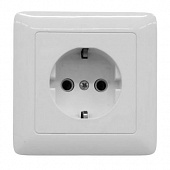 Купить Розетка Schneider Electric Хит RS16-134-B одноместная белая по низкой цене