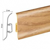 Деревянный, металлический, пластиковый напольный плинтус.