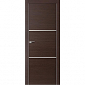 Купить Дверное полотно Profil Doors 2Z экошпон Венге кроскут с врезкой под магнитный замок и скрытые петли 900Х2000 мм по низкой цене