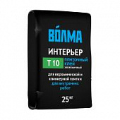 Купить Клей ВОЛМА Интерьер для облицовки керамической плитки 25 кг по низкой цене