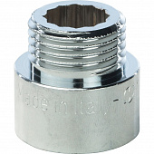 Купить Удлинитель Stout SFT-0002-001215 1/2 дюйма 15 мм хромированный с внутренней и наружной резьбой по низкой цене