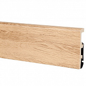 Деревянный, металлический, пластиковый напольный плинтус.