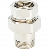Купить Соединитель Stout разъемный американка SFT-0041-000034 3/4 дюйма уплотнение под гайкой o-ring кольцо никелированное с внутренней и наружной резьбой по низкой цене