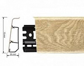 Деревянный, металлический, пластиковый напольный плинтус.