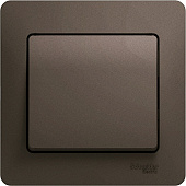 Купить Выключатель Schneider Electric Glossa GSL000812 одноклавишный шоколад по низкой цене