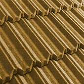Купить Черепица Metrotile Metroclassic композитная желтая по низкой цене