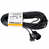 Купить Удлинитель PROconnect Standart 11-5357 1 розетка без заземления ПВС 2х0,75 1300 Вт 20 м по низкой цене