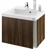 Купить Тумба Ravak 10 градусов SD 650 L X000000747 под раковину темный орех по низкой цене