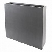 Купить Кашпо Nobilis Marco Rectangle серое 100 см по низкой цене