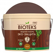 Купить Лазурь Текс Bioteks Эко-Защита водная вишня 9 л по низкой цене