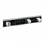 Купить Термостат Hansgrohe RainSelect 15356600 для душа черный/хром по низкой цене
