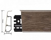 Деревянный, металлический, пластиковый напольный плинтус.