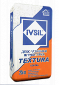 Купить Штукатурка IVSIL TEXTURA Короед декоративная 25 кг по низкой цене