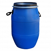 Купить Бочка с крышкой пластиковая 65 л по низкой цене