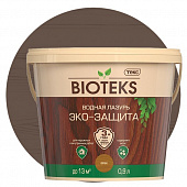 Купить Лазурь Текс Bioteks Эко-Защита водная орех 0,9 л по низкой цене