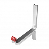 Купить Крюк настенный, усиленный 170x210 мм, алюминий, серебро анод. по низкой цене