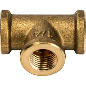 Купить Тройник Stout SFT-0019-000014 1/4 дюйма с внутренней резьбой по низкой цене