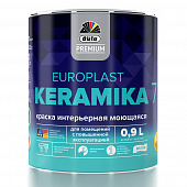 Купить Краска интерьерная dufa PREMIUM Europlast Keramika 7 белая 0,9 л база 1 по низкой цене