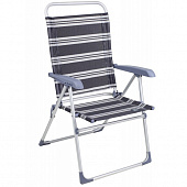 Купить Кресло GoGarden Sunrise Deluxe 50322 складное серое по низкой цене