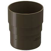 Купить Соединитель трубы Docke ПВХ Premium D120/85 мм каштан по низкой цене