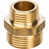 Купить Ниппель Stout переходной SFT-0003-003412 3/4х1/2 дюйма с наружной резьбой по низкой цене