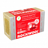 Купить Теплоизоляция Rockwool Сауна Баттс, плита, 600х50х1000 мм, 4,8 м2=0,24 м3, 8 шт по низкой цене