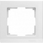 Купить Рамка Werkel Stark WL04-Frame-01 белая одноместная по низкой цене