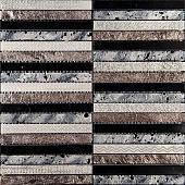 Купить Мозаика Skalini Golden Line GLN-3 из мрамора по низкой цене