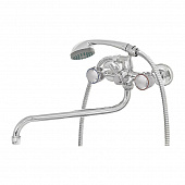 Купить Смеситель Zerich Эрика SBZC 1206 для ванны, двуручный по низкой цене