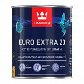 Купить Краска Tikkurila EURO EXTRA 20 C для влажных помещений в/д 9 л по низкой цене