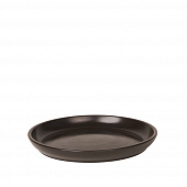 Купить Поддон керамический d11,5 см темно-коричневый по низкой цене