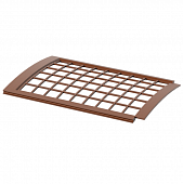 Купить Решетка желоба Технониколь ПВХ D125/82 мм коричневая по низкой цене