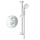 Купить Комплект Grohe Grohtherm 1000 New 34575001 душевой с душевым гарнитуром New Tempesta II по низкой цене