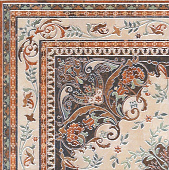 Купить Керамогранит Kerama Marazzi Мраморный дворец HGD\A174\SG1550L Ковер угол лаппатированный 402х402 мм по низкой цене