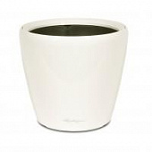 Купить Кашпо Lechuza Classico LS Complete white high gloss 43x40 см по низкой цене