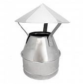Купить Оголовок Eco Flue для сэндвич дымохода оцинкованная сталь D300х200 мм по низкой цене