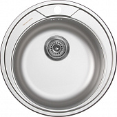 Купить Мойка Zigmund & Shtain Kreis 510.7 кухонная стальная Лен по низкой цене