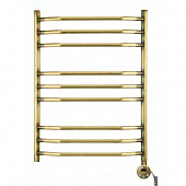 Купить Полотенцесушитель Domoterm Лаура бронза П9 электрический, правое подключение 500х700 мм по низкой цене