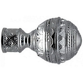 Купить Наконечник DDA Люксор для карниза хром глянцевый D16 мм по низкой цене