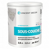 Купить Грунтовка Vincent Decor Sous-Couche пигментированная 4 кг по низкой цене