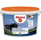 Купить Краска Alpina Долговечная для деревянных фасадов База 3 шелковисто-матовая 9,4 л по низкой цене