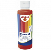 Купить Колер-краска Alpina Kolorant Rotbraun красно-коричневая 0,5 л по низкой цене
