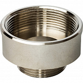 Купить Переходник Stout SFT-0008-002114 2х1 1/4 дюйма никелированный с внутренней и наружной резьбой по низкой цене