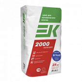 Купить Клей ЕК 2000 Keramik Frost для керамической плитки 25 кг по низкой цене